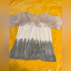 POL Tie Dye V-Neck